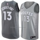 Maillot Minnesota Timberwolves Marcus Georges-Hunt #13 Ville 2018 Gris