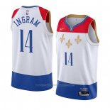 Maillot New Orleans Pelicans Brandon Ingram #14 Ville 2020-21 Blanc