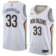 Maillot New Orleans Pelicans Dante Cunningham #33 Association 2018 Blanc