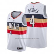Maillot New Orleans Pelicans J.j. Redick #4 Earned Blanc2