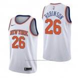 Maillot New York Knicks Mitchell Robinson #26 Association Blanc