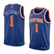 Maillot New York Knicks Ramon Sessions #1 Icon 2018 Bleu