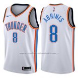 Maillot Oklahoma City Thunder Alex Abrines #8 Swingman Association 2017-18 Blanc