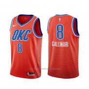 Maillot Oklahoma City Thunder Danilo Gallinari #8 Statement Orange
