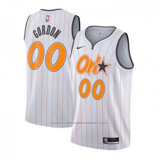 Maillot Orlando Magic Aaron Gordon #00 Ville 2020-21 Blanc