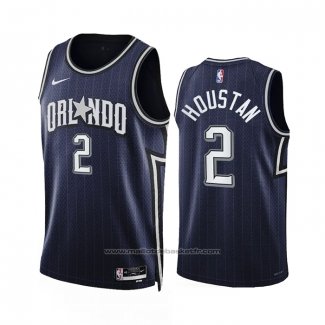 Maillot Orlando Magic Caleb Houstan #2 Ville 2023-24 Bleu