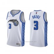 Maillot Orlando Magic Chuma Okeke #3 Earned 2020-21 Blanc