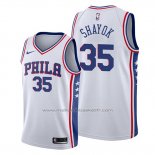 Maillot Philadelphia 76ers Marial Shayok #35 Association Blanc