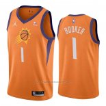 Maillot Phoenix Suns Devin Booker #1 Statement 2021 Orange