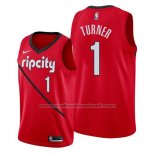 Maillot Portland Trail Blazers Evan Turner #1 Earned 2019 Rouge