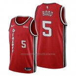 Maillot Portland Trail Blazers Rodney Hood #5 Classic Edition Rouge
