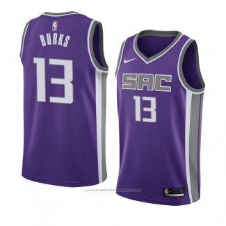 Maillot Sacramento Kings Alec Burks #13 Icon 2018 Volet