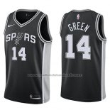 Maillot San Antonio Spurs Danny Green #14 Icon 2017-18 Noir