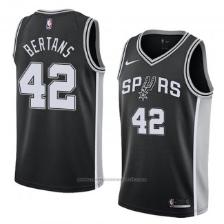 Maillot San Antonio Spurs Davis Bertans #42 Icon 2018 Noir