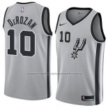 Maillot San Antonio Spurs Demar DeRozan #10 Statement 2018 Gris