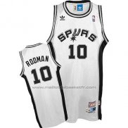 Maillot San Antonio Spurs Dennis Rodman #10 Retro Blanc