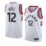 Maillot Toronto Raptors Deng Adel #12 Association 2018 Blanc