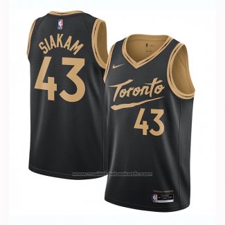 Maillot Toronto Raptors Pascal Siakam #43 Ville 2020-21 Noir