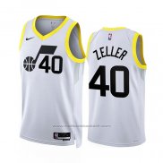 Maillot Utah Jazz Cody Zeller #40 Association 2022-23 Blanc