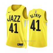 Maillot Utah Jazz Kelly Olynyk #41 Icon 2022-23 Jaune