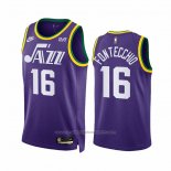 Maillot Utah Jazz Simone Fontecchio #16 Classic 2023-24 Volet