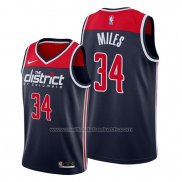 Maillot Washington Wizards C.j. Miles #34 Statement Edition Bleu