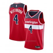 Maillot Washington Wizards Russell Westbrook #4 Icon 2020-21 Rouge