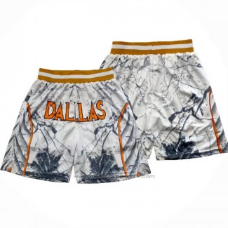 Short Dallas Mavericks Blanc