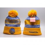 Bonnet Golden State Warriors Jaune Bleu