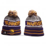 Bonnet Golden State Warriors Volet Gris