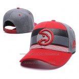 Casquette Atlanta Hawks Rouge Gris