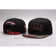 Casquette Chicago Bulls Snapback Marron Noir