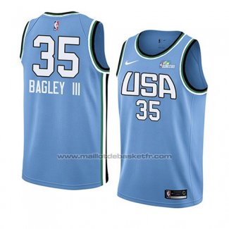 Maillot 2019 Rising Star Marvin Bagley III #35 USA Bleu