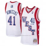 Maillot All Star 2004 Dirk Nowitzki #41 Blanc