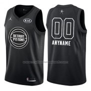 Maillot All Star 2018 Detroit Pistons Nike Personnalise Noir