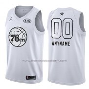 Maillot All Star 2018 Philadelphia 76ers Nike Personnalise Blanc