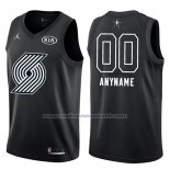 Maillot All Star 2018 Portland Trail Blazers Nike Personnalise Noir