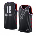 Maillot All Star 2019 San Antonio Spurs Lamarcus Aldridge #12 Noir