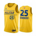 Maillot All Star 2021 Philadelphia 76ers Ben Simmons #25 Or