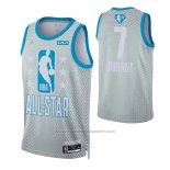 Maillot All Star 2022 Brooklyn Nets Kevin Durant #7 Gris