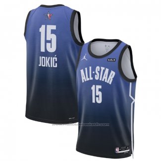 Maillot All Star 2023 Denver Nuggets Nikola Jokic #15 Bleu