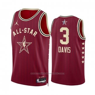 Maillot All Star 2024 Los Angeles Lakers Anthony Davis #3 Rouge