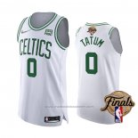 Maillot Boston Celtics Jayson Tatum #0 Association Authentique 2022 NBA Finals Blanc
