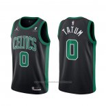 Maillot Boston Celtics Jayson Tatum #0 Statement 2021-22 Noir