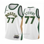 Maillot Boston Celtics Lamar Stevens #77 Ville 2023-24 Blanc