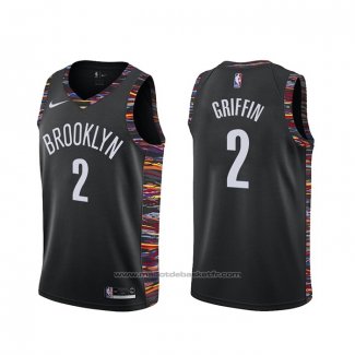 Maillot Brooklyn Nets Blake Griffin #2 Ville Noir