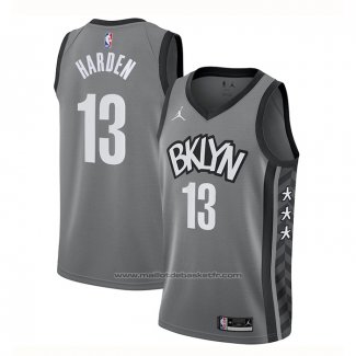 Maillot Brooklyn Nets James Harden #13 Statement 2020 Gris