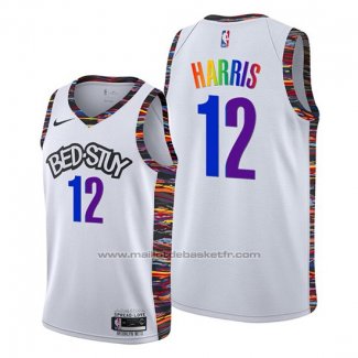 Maillot Brooklyn Nets Joe Harris #12 Ville LGBTQ Pride Night 2020 Blanc