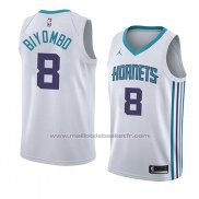 Maillot Charlotte Hornets Bismack Biyombo #8 Association 2018 Blanc