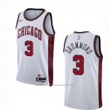 Maillot Chicago Bulls Andre Drummond #3 Ville 2022-23 Blanc